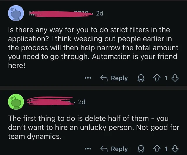 ATS system rejection